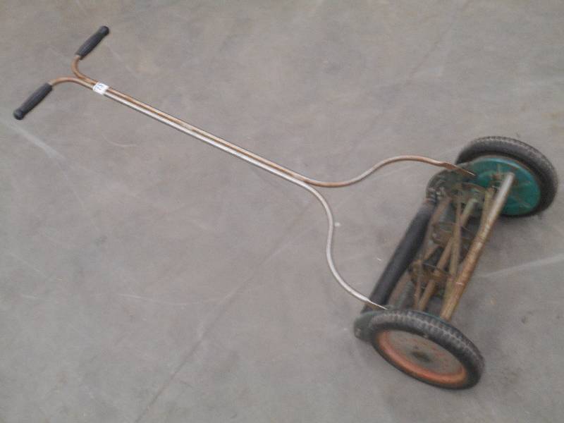 lot 75 image: Vintage Reel Mower ...