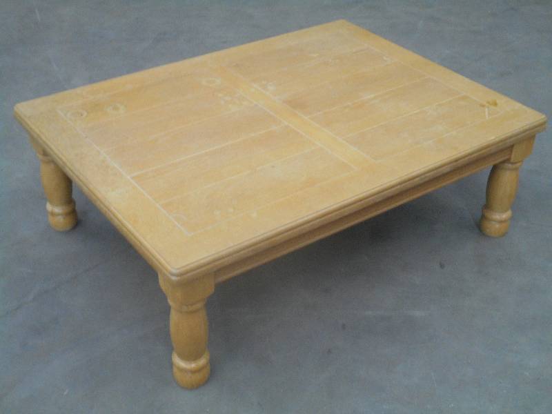 lot 82 image: 3x4 Wooden Coffee Table, Used ...