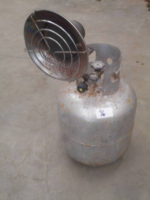 lot 96 image: LP-Gas Heater With 20# Tank...