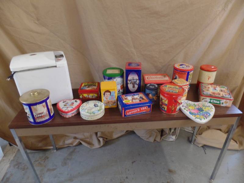 Collectors Tins and Breadmaker