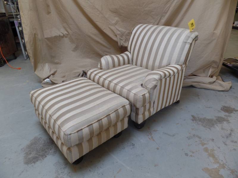 Accent Chair and Ottoman