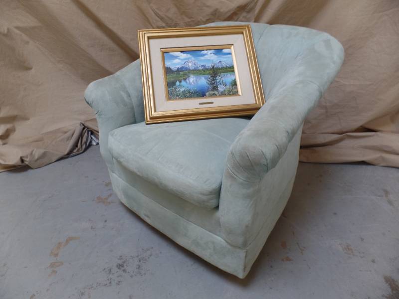 Club Chair and Picture