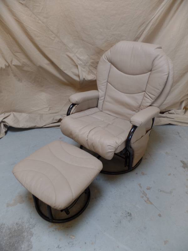 Gliding Rocker and Footstool