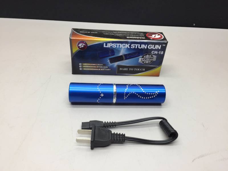 CHEETAH RECHARGEABLE STUN GUN WITH LED FLASHLIGHT