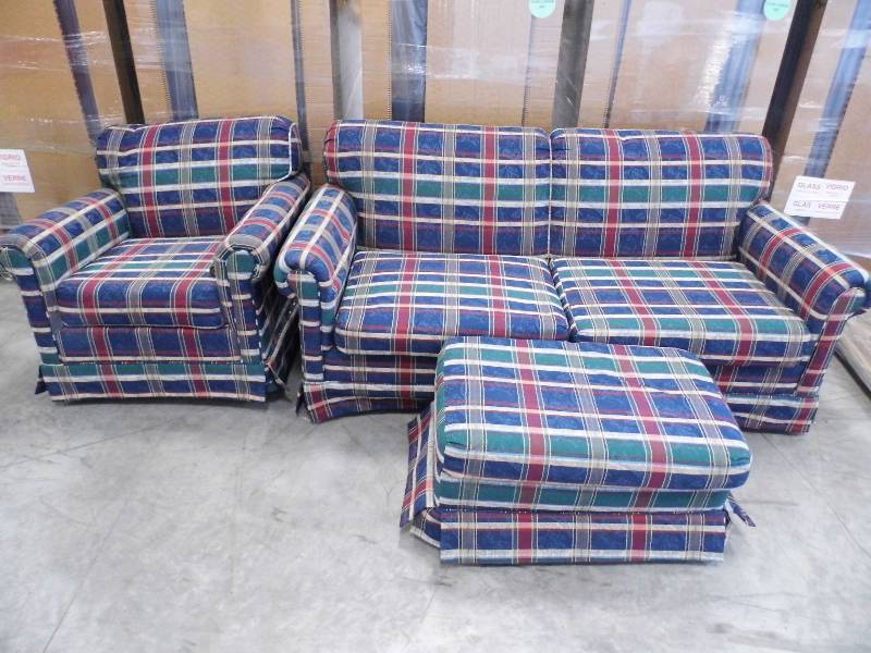 Sofa, Chair & Ottoman