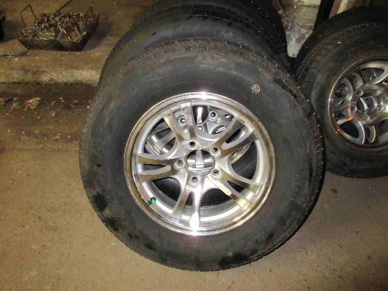 Trailer rims and tires