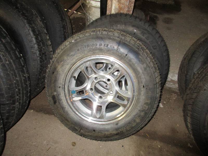 Trailer rims and tires