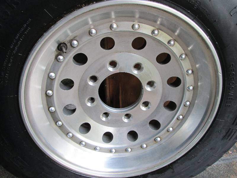 Trailer rims and tires