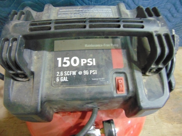 Porter Cable 6 Gallon Air Compressor