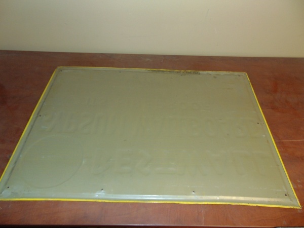 Metal Bestwall Gypsum Wallboard Sign