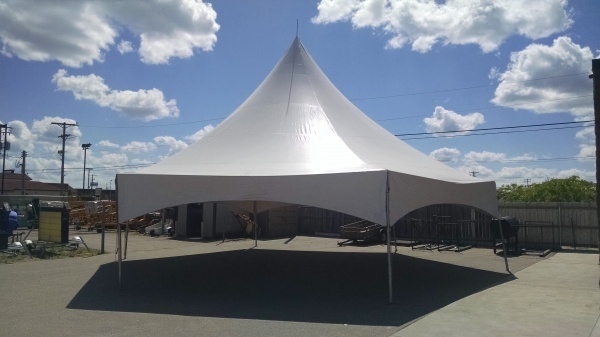 35 Warner Freestanding Hex Canopy