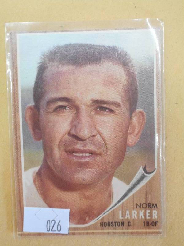 1962 Topps Baseball Card, #23 - Nor...
