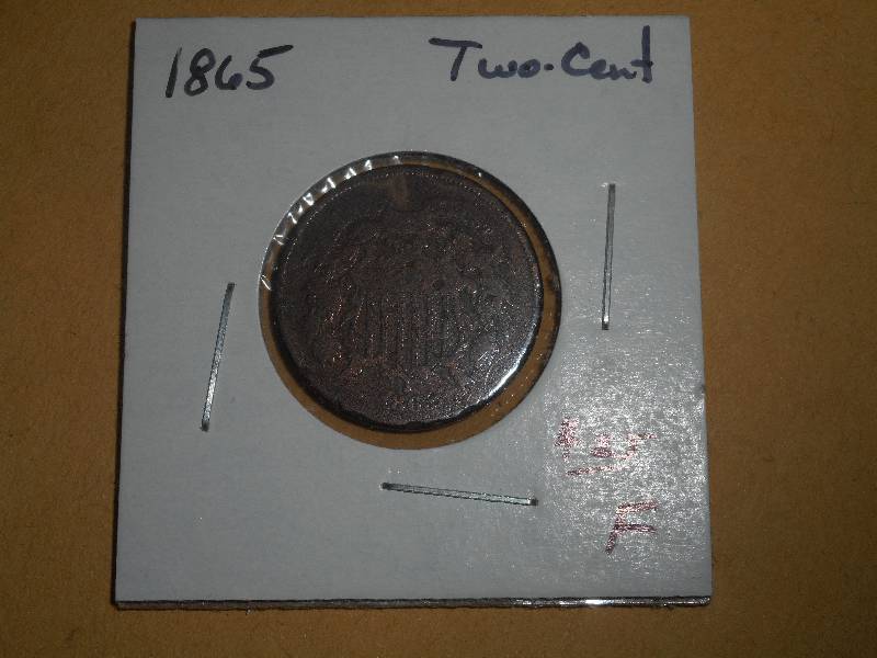 1865 Two-Cent - Fine Grade - Only ...