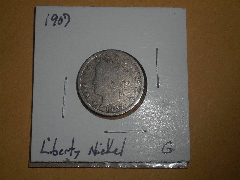 1907 Liberty Head Nickel, G Grade...