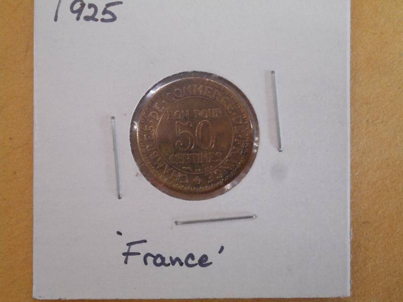 France, 1925 - 50 Centimes - Circul...