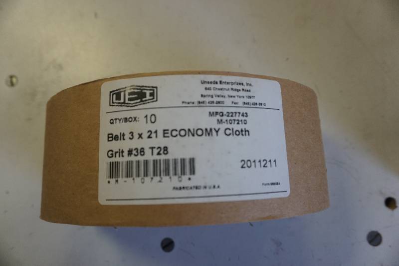 UEI Brand Sander 3 x 21 Sand Paper Rolls Quantity of 10