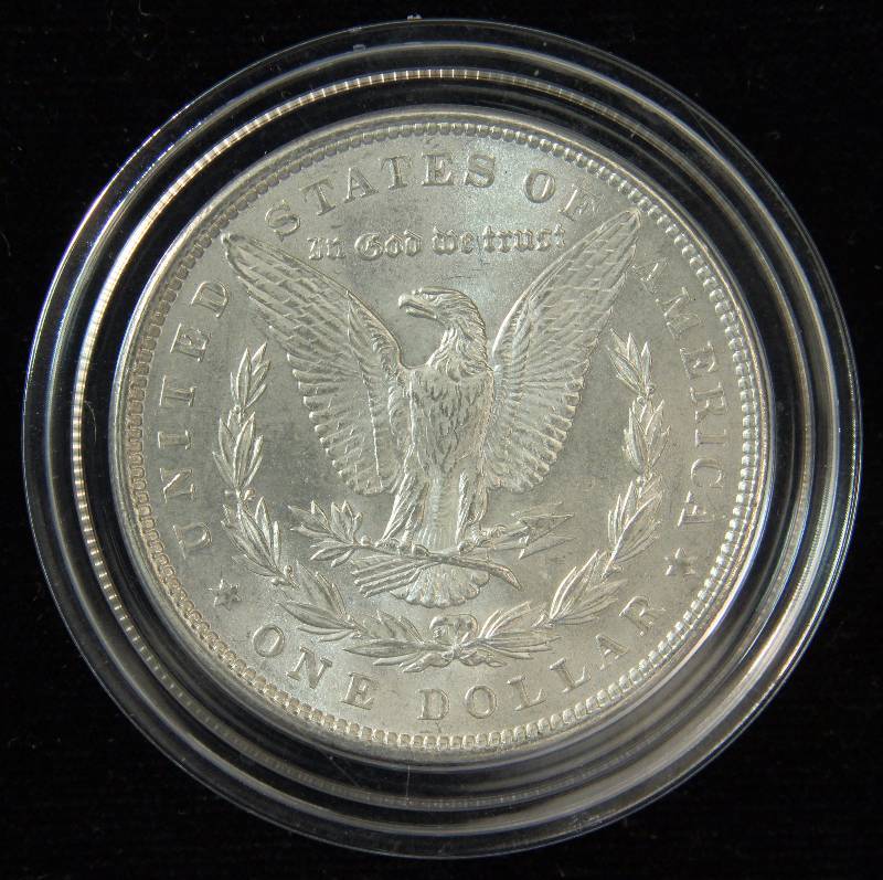 1900 MORGAN SILVER DOLLAR BU UNC IN AIRTITE HOLDER