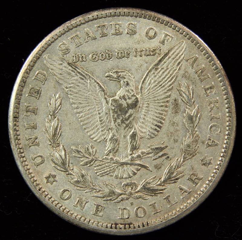 1921-S MORGAN SILVER DOLLAR VF
