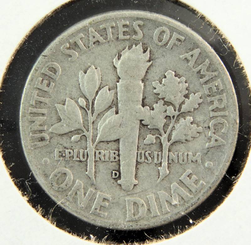 1951-D ROOSEVELT SILVER DIME FINE