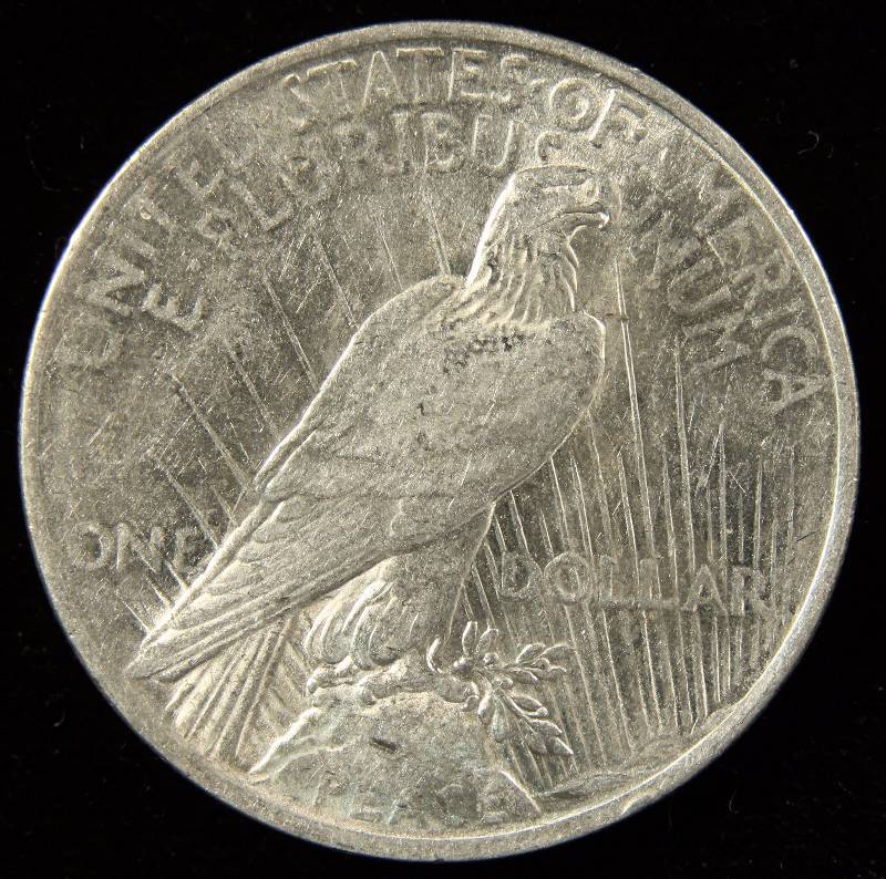 1922 PEACE SILVER DOLLAR VF