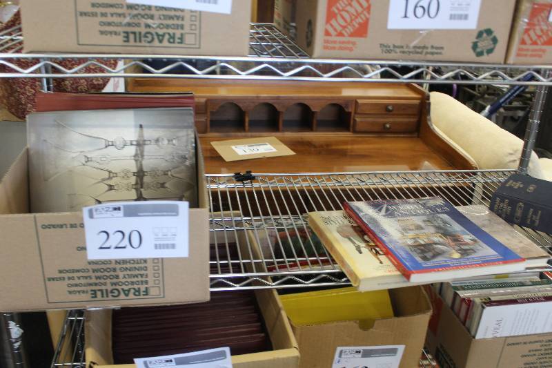lot 220 image: Box Lot of Books On Antiques