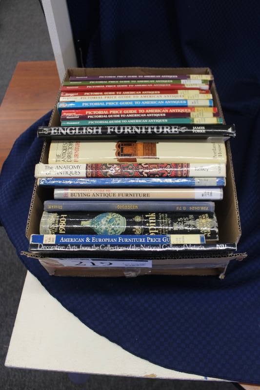 lot 219 image: Box Lot of Books