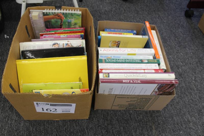 lot 162 image: Lot of (2) Boxes of Books