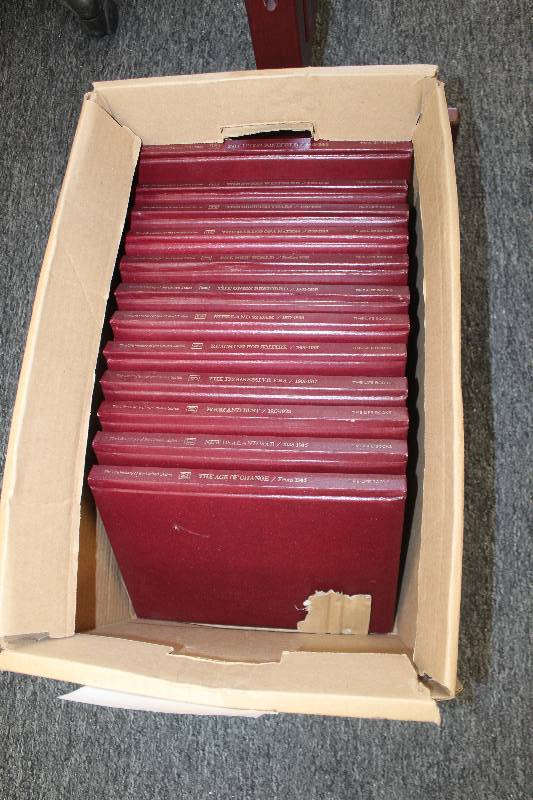 lot 221 image: Box Lot of Life Books The Life History Of The United States