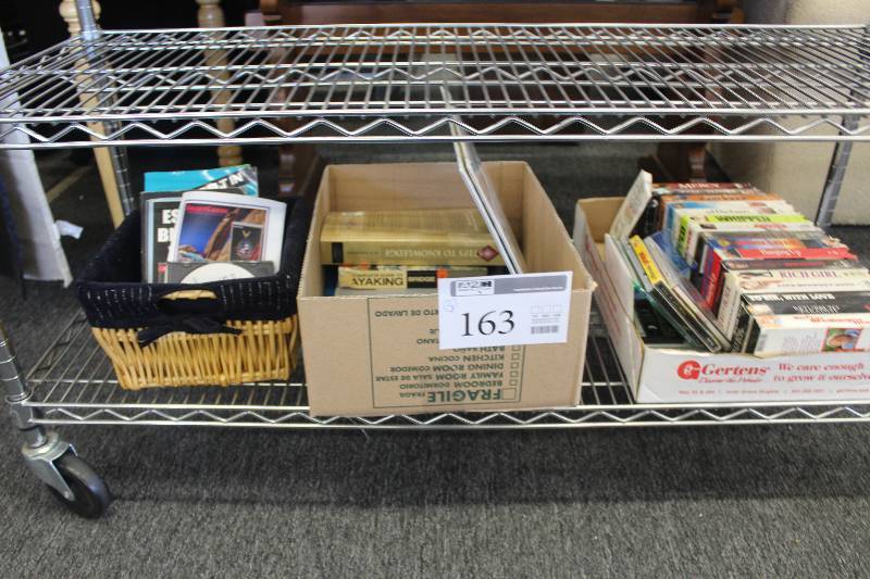 lot 163 image: Lot of (3) Boxes of Books