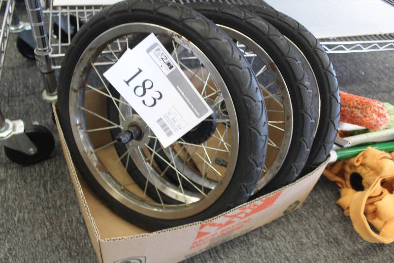 lot 183 image: Box Lot of Bike Wheel, Tire