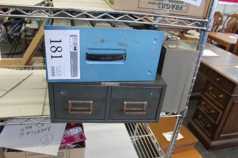 lot 181 image: Lot of (3) File Cabinets