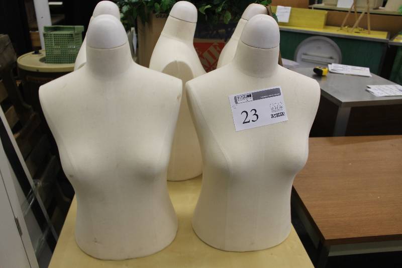lot 23 image: Lot of (3) Female Mannequins