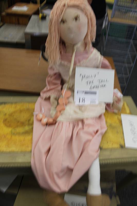 lot 18 image: Molly The Doll Greeter