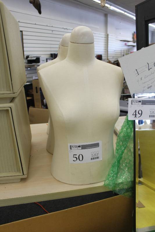 lot 50 image: Lot of (3) Female Mannequins