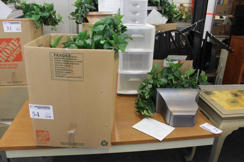lot 54 image: Lot of Fake Plants