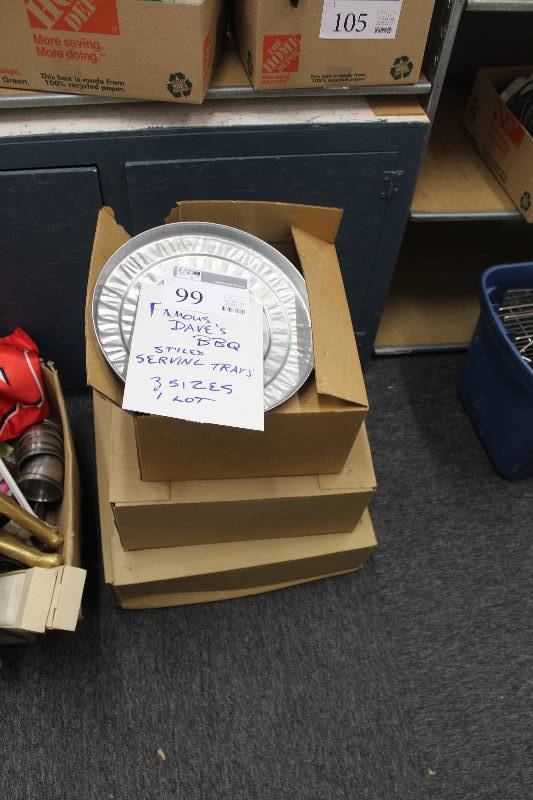 lot 99 image: Lot of (3) Boxes of Garbage Pail Covers Including 1) 6 Each 6106-1306 AND 1) 6 Each 1211-1321 AND 1) 6 Each 1270-1330