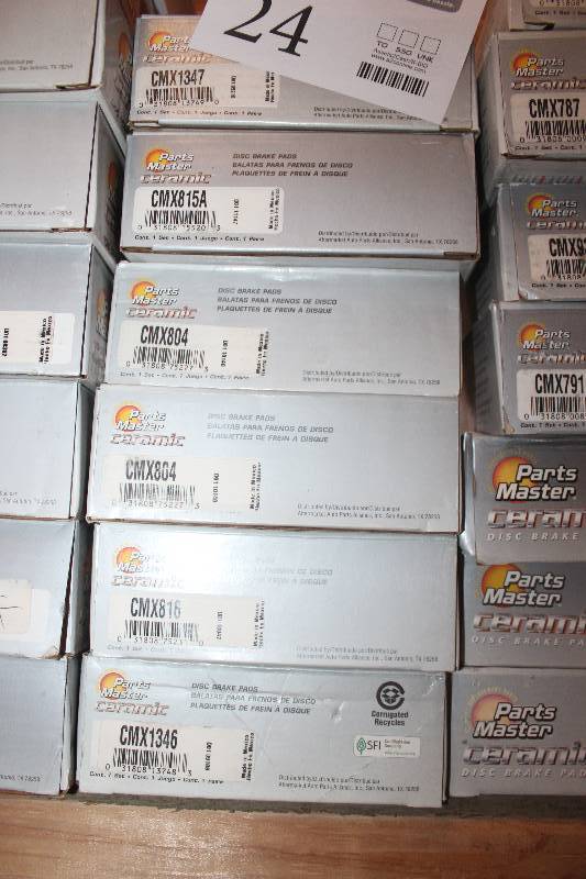 lot 24 image: Lot of (6) Parts Master Ceramic Disc Brake Pads New In Box Includes CMX1347, CMX815A, CMX804, CMX816, CMX1346