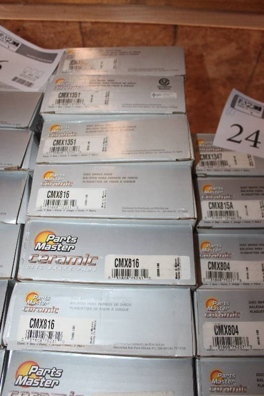 lot 25 image: Lot of (8) Parts Master Ceramic Disc Brake Pads New In Box Includes CMX816, CMX857, CMX998, CMX1351
