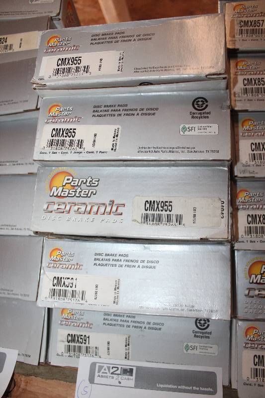 lot 27 image: Lot of (5) Parts Master Ceramic Disc Brake Pads New In Box Includes CMX955, CMX591