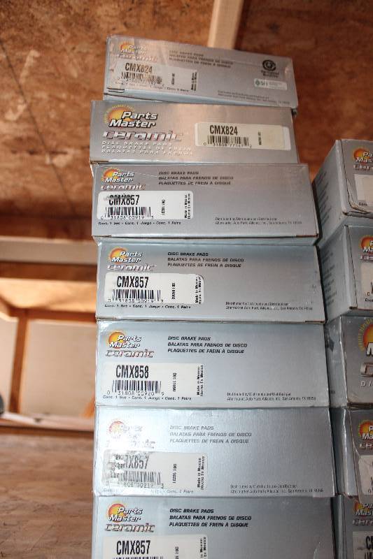 lot 28 image: Lot of (7) Parts Master Ceramic Disc Brake Pads New In Box Includes CMX824, CMX857, CMX858