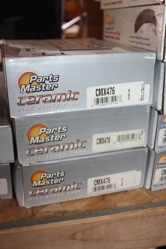 lot 44 image: Lot of (3) Parts Master Ceramic Disc Brake Pads New In Box Includes CMX476