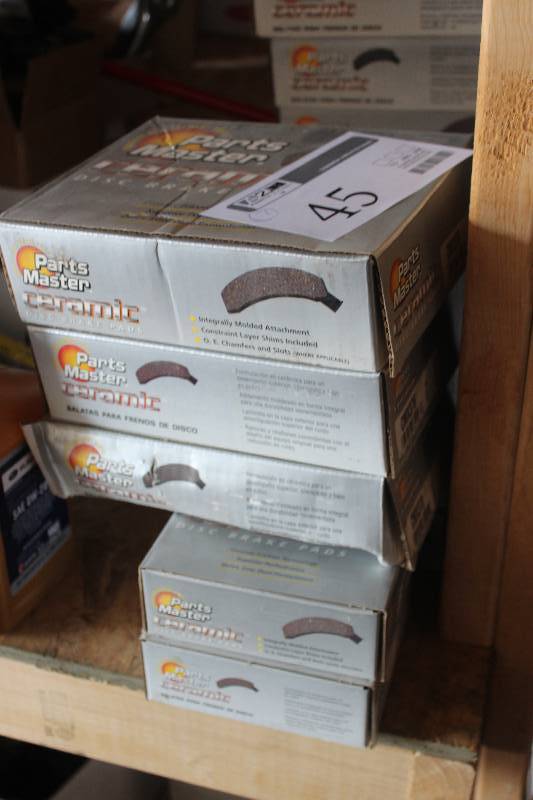 lot 45 image: Lot of (7) Parts Master Ceramic Disc Brake Pads New In Box Includes CMX540, CMX376, CMX370, CMX536, CMX540