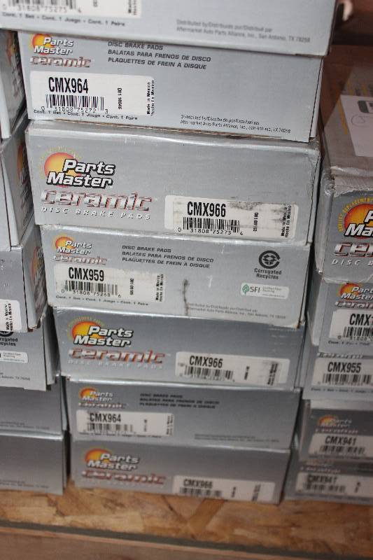 lot 42 image: Lot of (7) Parts Master Ceramic Disc Brake Pads New In Box Includes CMX964, CMX966, CMX959