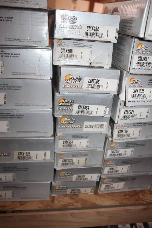 lot 37 image: Lot of (9) Parts Master Ceramic Disc Brake Pads New In Box Includes CMX484, CMX508, CMX510, CMX954, CMX1325, CMX923