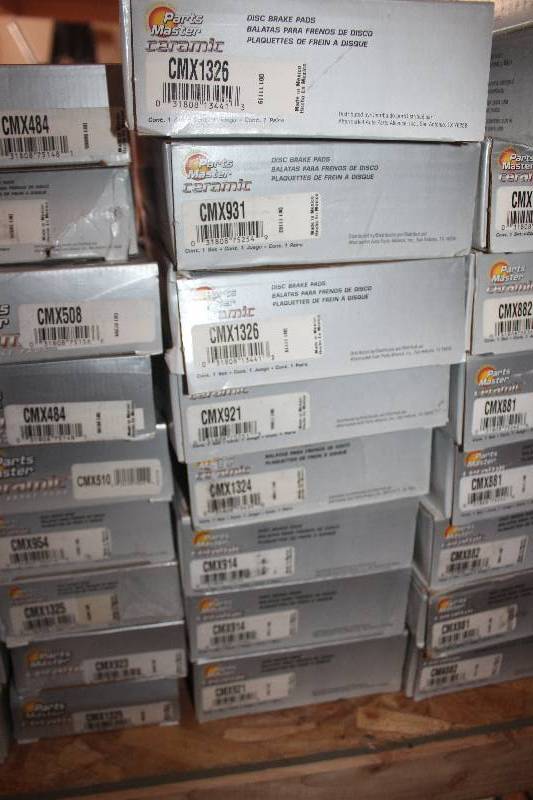 lot 36 image: Lot of (8) Parts Master Ceramic Disc Brake Pads New In Box Includes CMX931, CMX1326, CMX921, CMX1324, CMX914