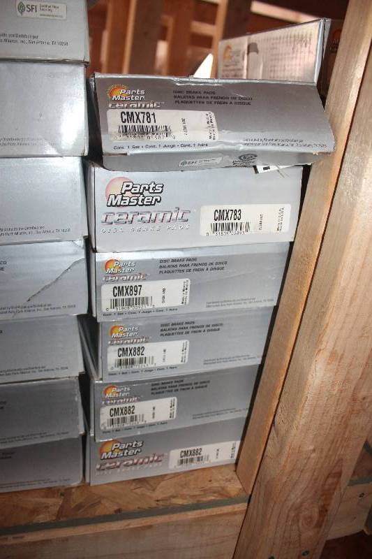 lot 34 image: Lot of (8) Parts Master Ceramic Disc Brake Pads New In Box Includes CMX781, CMX783, CMX897, CMX882