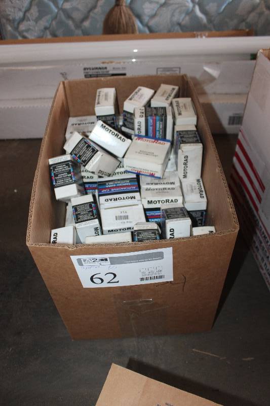 lot 62 image: Lot of (Approximately 60) MotoRad Automotive Parts New In Box Includes T-16, T-16R