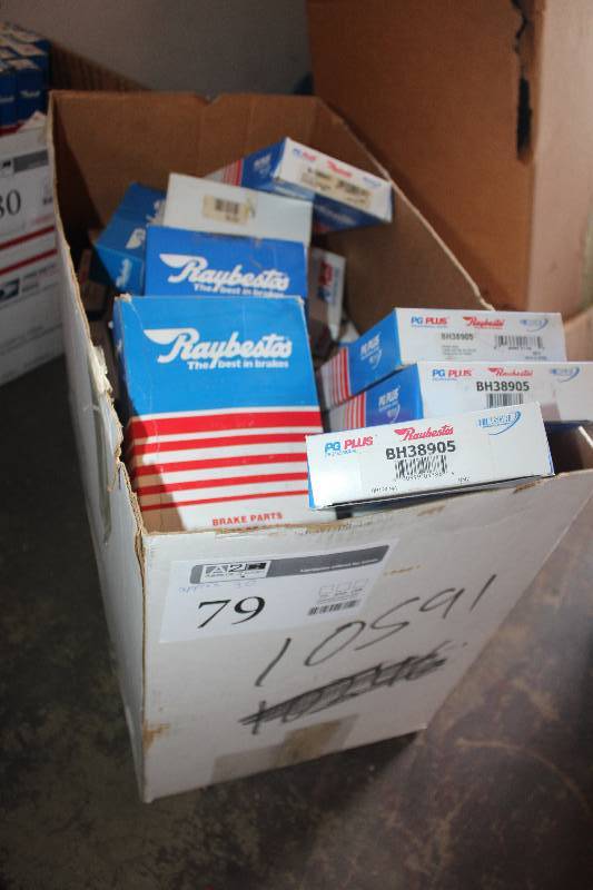lot 79 image: Lot of (Approximately 30) Raybestos PG Plus Brake Parts New In Box Includes BH38905, BH38597, BH3857, BH38872, H9200, BH38861, BH38605