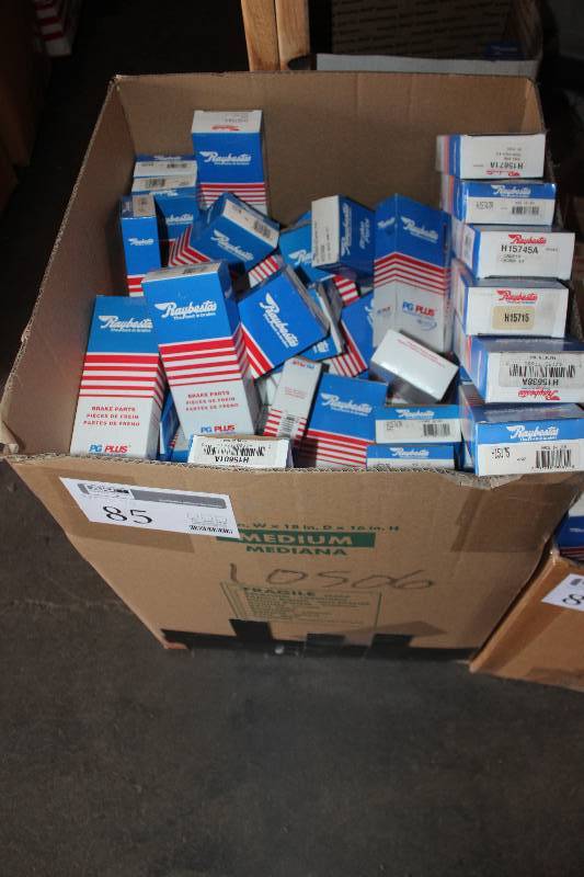 lot 85 image: Lot of (Approximately 90) Raybestos PG Plus Brake Parts New In Box Includes H15601A, H15747A, H15710A, H15671A, H15730A