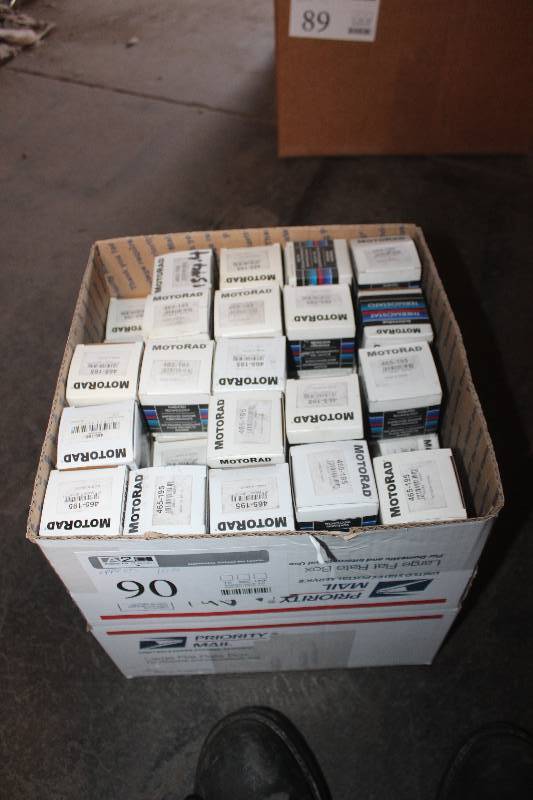 lot 90 image: Lot of (Approximately 100) MotoRad Automotive Parts New In Box Includes 465-195,